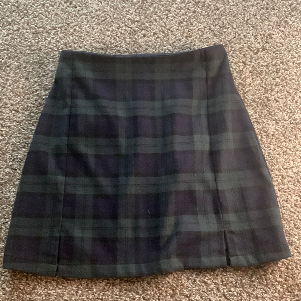 John Galt California NWT Plaid (Blue / Green) Skirt One Size Pac Sun